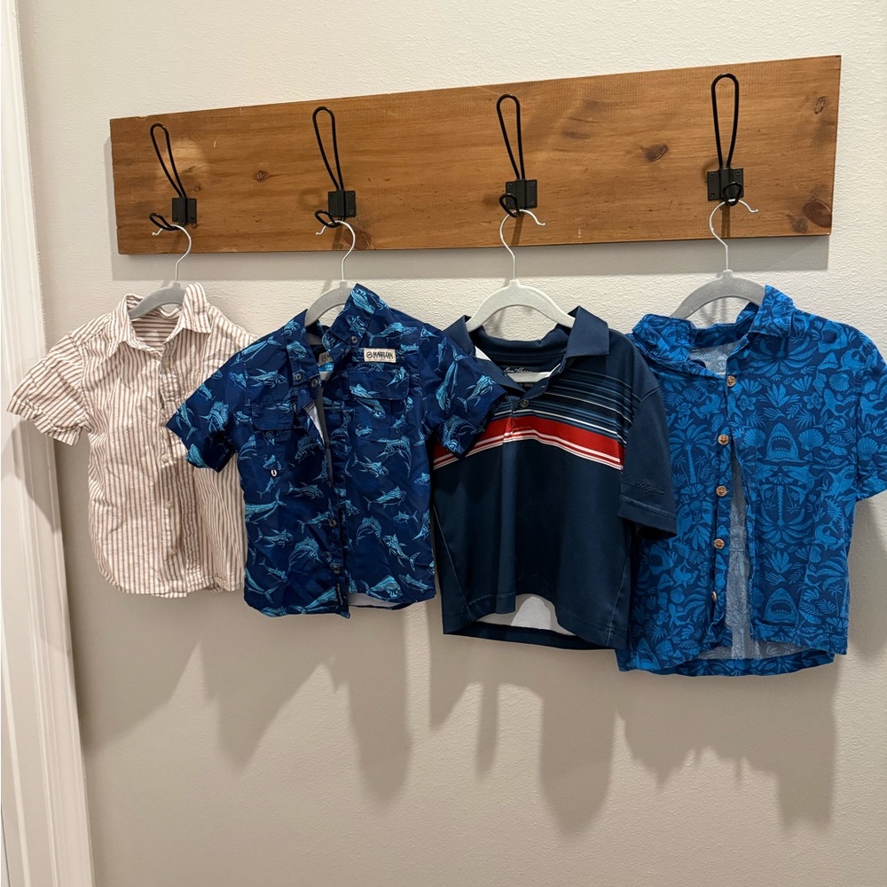 Magellan, Ben Hogan, Wonder Nation Boys 3T 4T bundle beach shirts button downs
